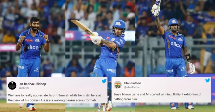 Twitter reactions: Jasprit Bumrah, Ishan Kishan, Suryakumar Yadav star as MI thrash RCB in IPL 2024