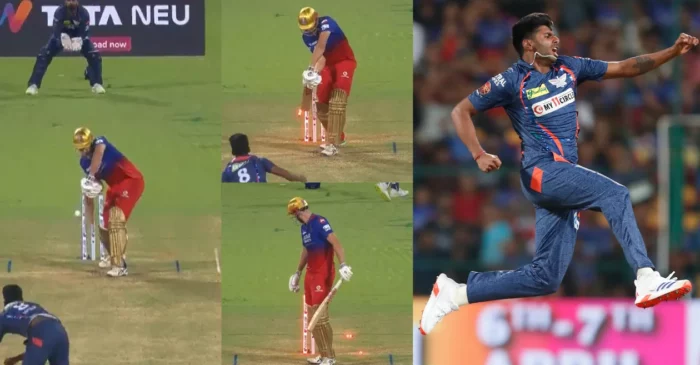 WATCH: Mayank Yadav’s 156.7 kmph thunderbolt cleans up Cameron Green in RCB vs LSG clash | IPL 2024