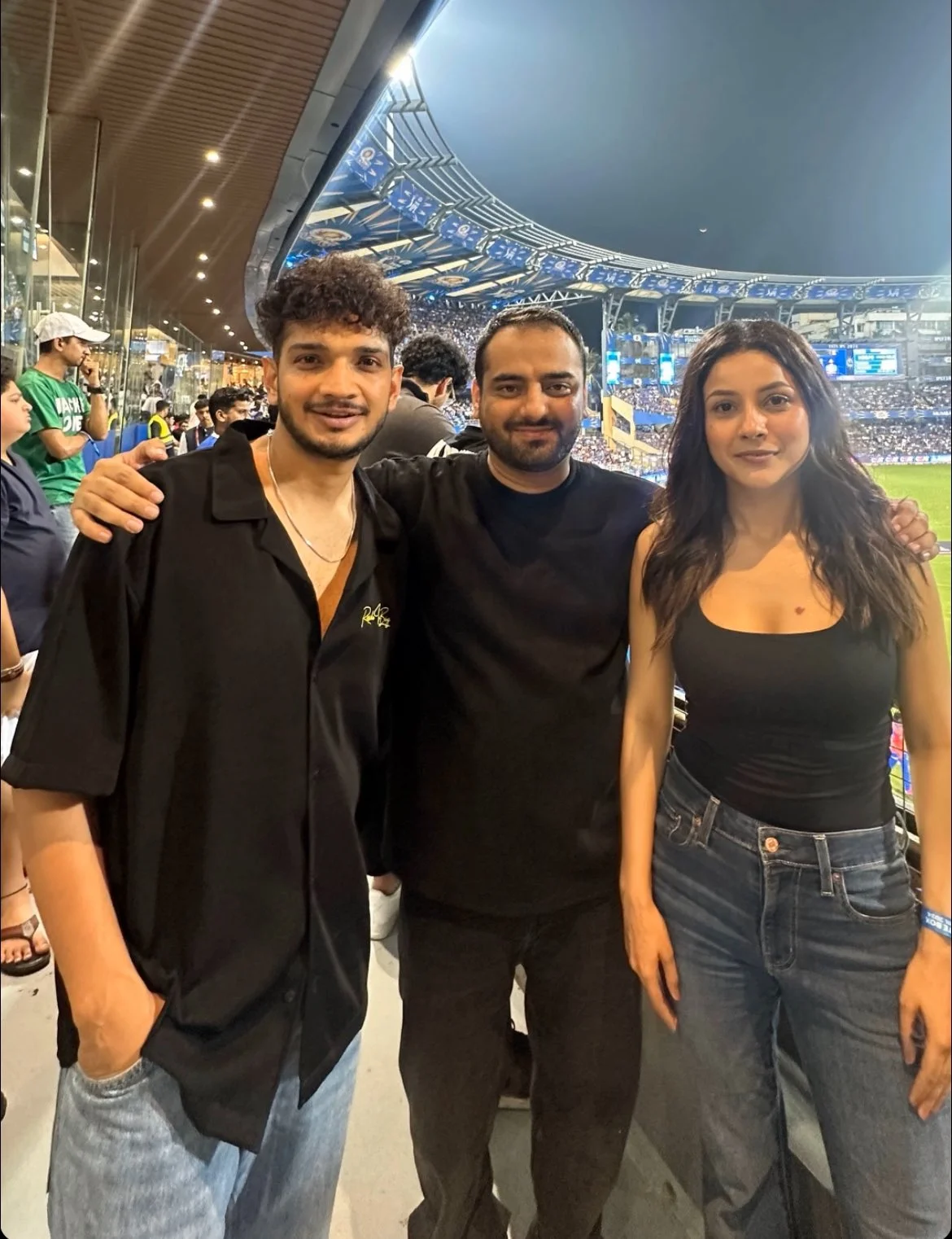 Munawar Faruqui, Shehnaaz Gil at IPL 2024