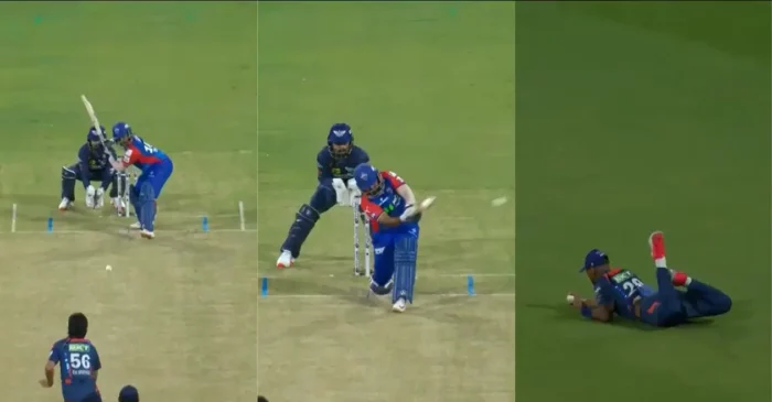 IPL 2024 [WATCH]: Nicholas Pooran takes a stunner to dismiss Prithvi Shaw during LSG vs DC clash