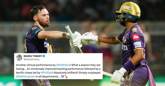 Twitter reactions: Varun Chakaravarthy, Phil Salt steer KKR to a dominant win over DC | IPL 2024