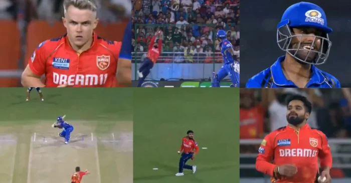 WATCH: Prabhsimran Singh takes a breathtaking flying catch to get rid of Suryakumar Yadav in PBKS vs MI clash | IPL 2024