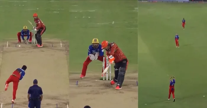 IPL 2024 [WATCH]: Swapnil Singh bounces back after conceding a six from Heinrich Klaassen in SRH vs RCB clash