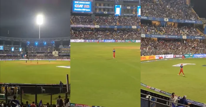 IPL 2024 [WATCH]: Virat Kohli comes up with a playful response to Wankhede crowd’s bowling call in RCB vs MI clash