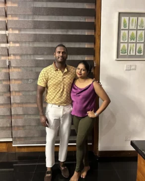 Angelo Mathews’ wife Heshanie Silva