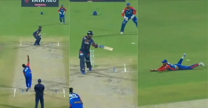 WATCH: Axar Patel takes a sensational diving catch to dismiss Nicholas Pooran in DC vs LSG clash | IPL 2024