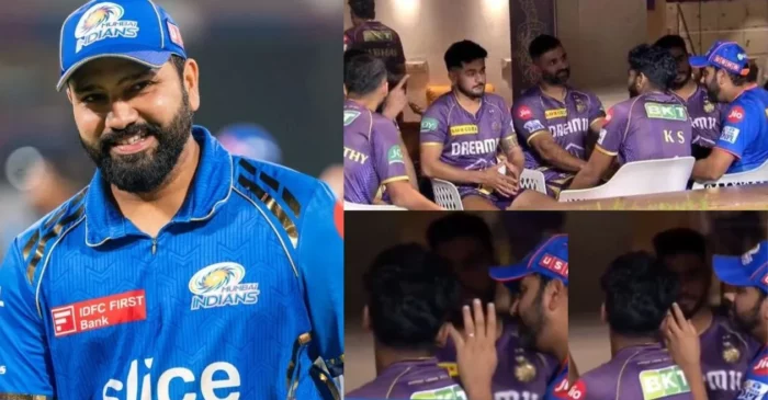 IPL 2024: Rohit Sharma’s visit to KKR dressing room fuels transfer speculations