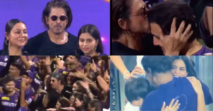 WATCH: Emotional Shah Rukh Khan celebrates KKR’s IPL 2024 win with daughter Suhana, warmly embraces Gautam Gambhir