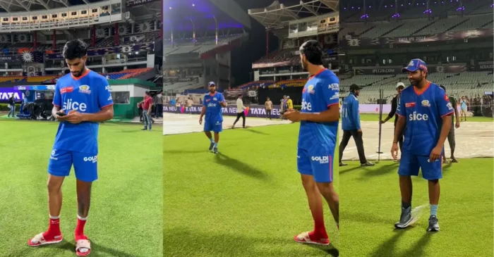 WATCH: ‘Garden mein aya hai Kya’; Rohit Sharma teases Tilak Verma ahead of KKR vs MI clash in IPL 2024