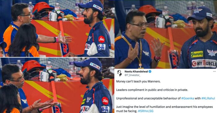 IPL 2024: Netizens blast LSG owner Sanjeev Goenka for public display of displeasure towards KL Rahul post SRH loss