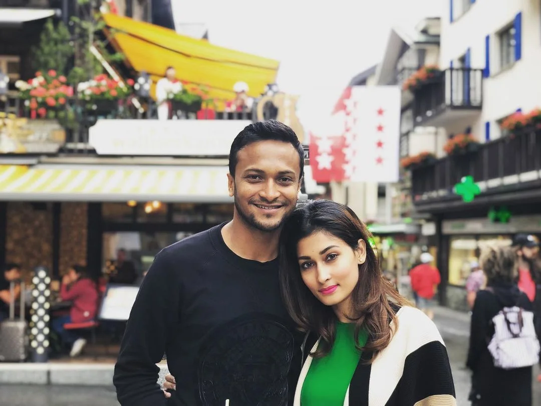 Shakib al Hasan and Umme Ahmed Shishir Instagram