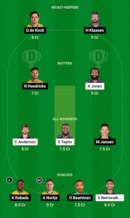 USA vs SA Dream11 Team for today's match (June 19)