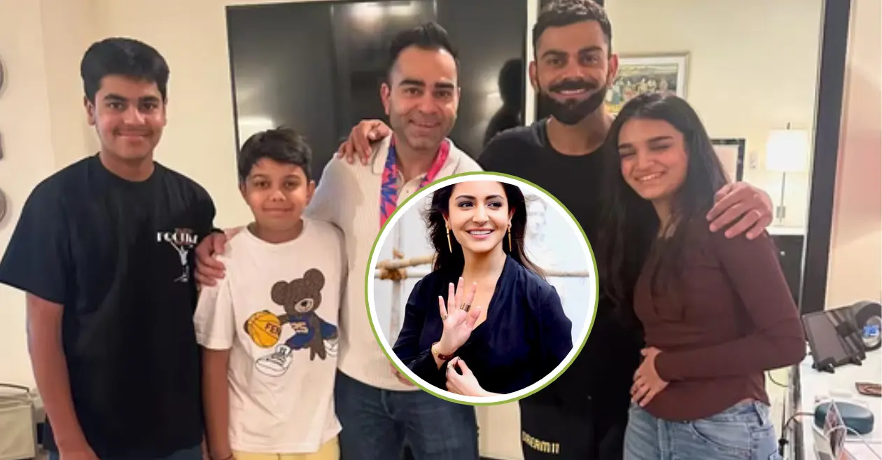 Elated Anushka Sharma reacts to Virat Kohli’s meeting with his family