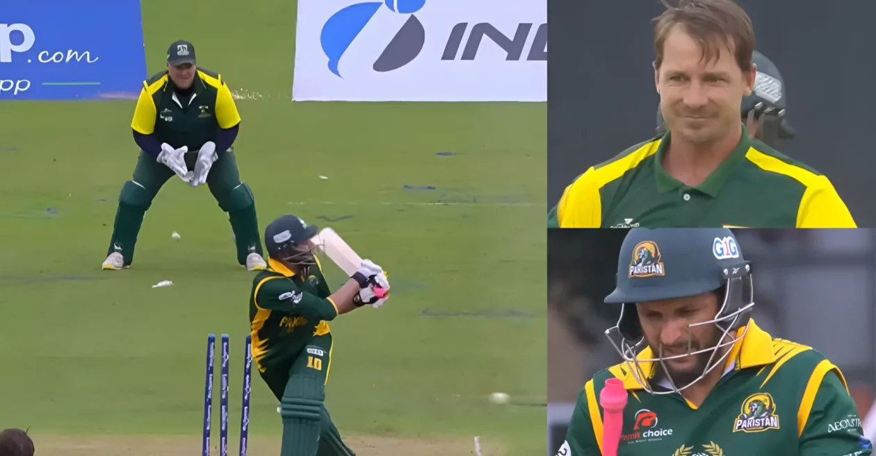 WATCH: Dale Steyn outfoxes Shahid Afridi with an unplayable delivery in World Championship of Legends 2024