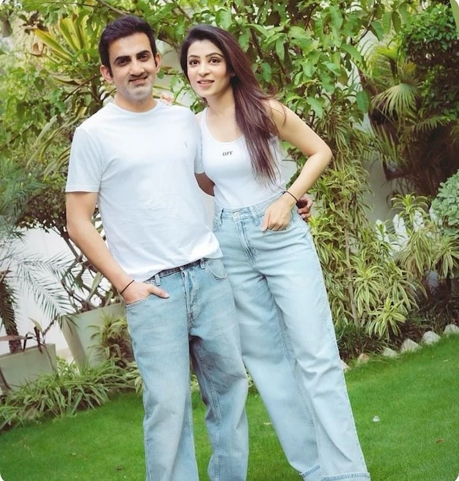 Gautam Gambhir with wife Natasha Gambhir