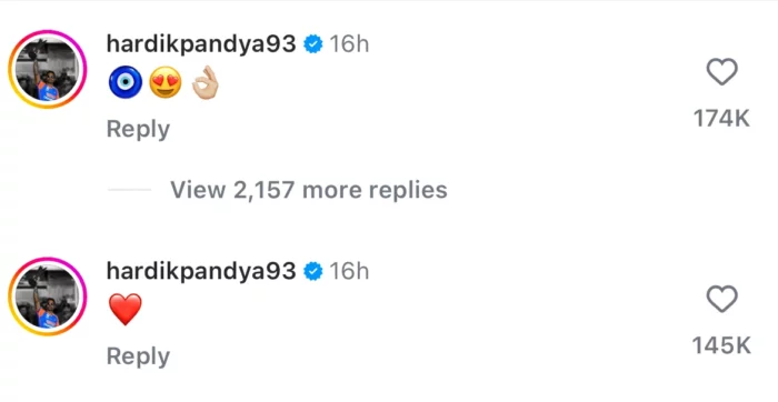 Hardik Pandya comment