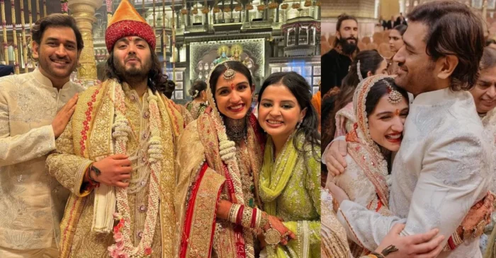 MS Dhoni’s heartwarming post for newlyweds Anant Ambani and Radhika Merchant breaks the internet