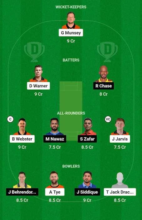 BRW vs TOR Dream11 for today's match (August 10)