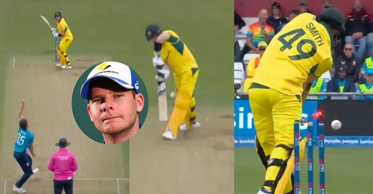 ENG vs AUS [WATCH]: Matthew Potts’ peach of a delivery rattles Steve Smith’s stumps in 2nd ODI