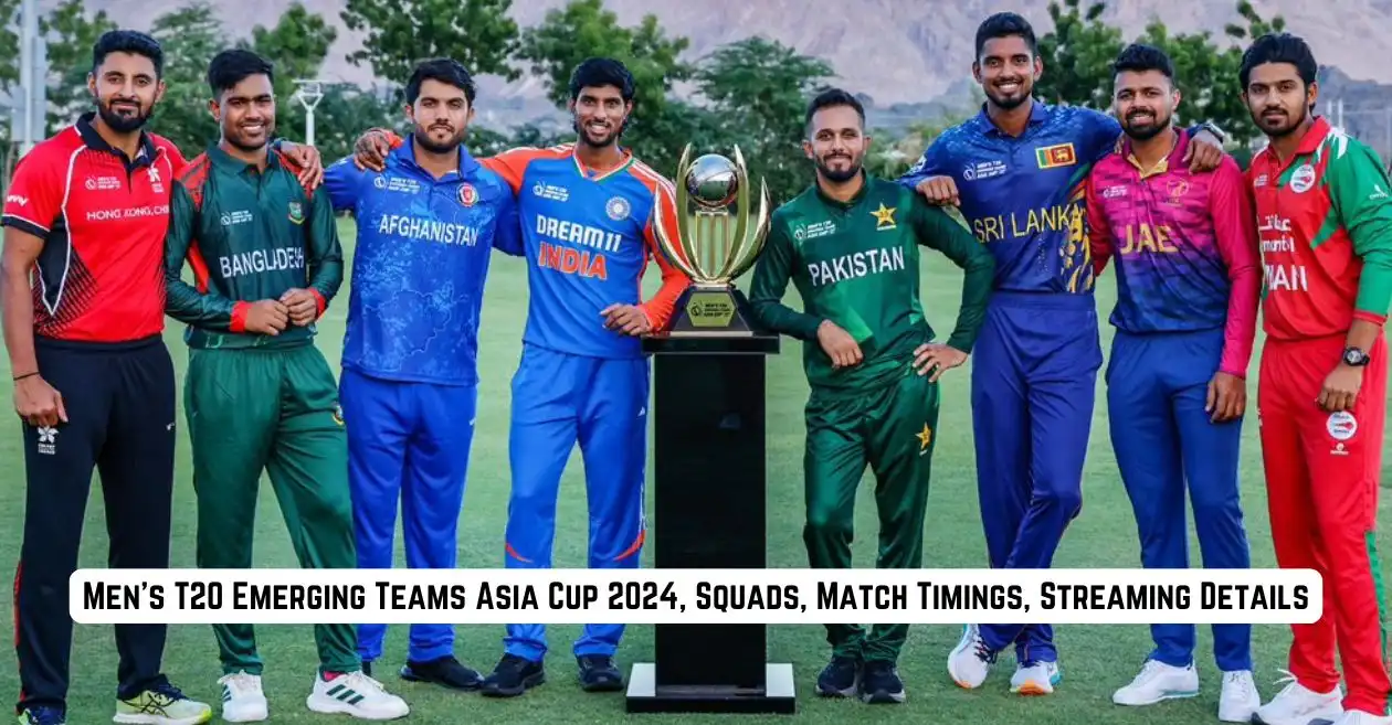 Men’s T20 Emerging Teams Asia Cup 2024 Schedule: Date, Squads, Match Time, Broadcast & Live Streaming details