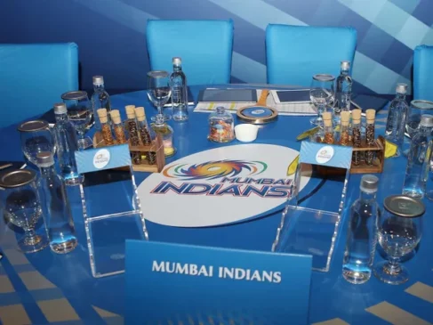 Mumbai Indians auction table