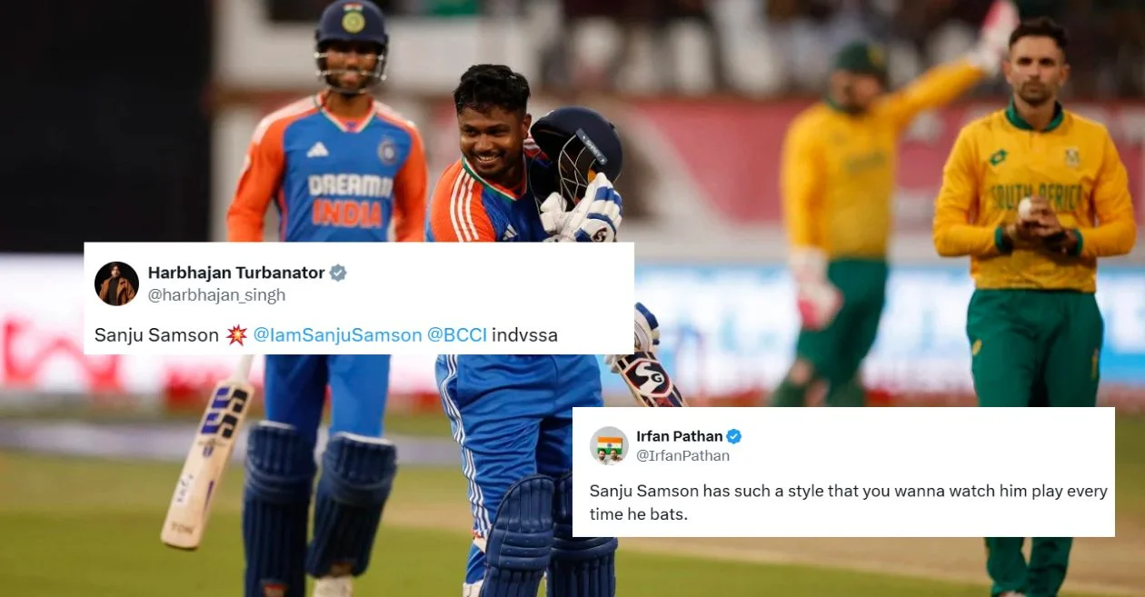 Twitter reactions: Sanju Samson smashes multiple records with his explosive century | SA vs IND, 1st T20I