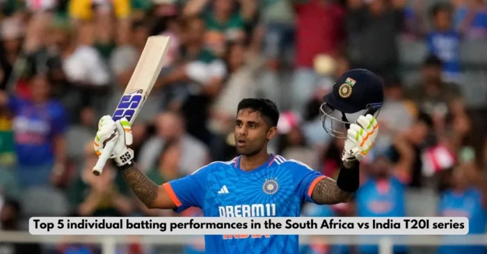 Top 5 highest individual scores in the South Africa vs India T20I series ft. Suryakumar Yadav