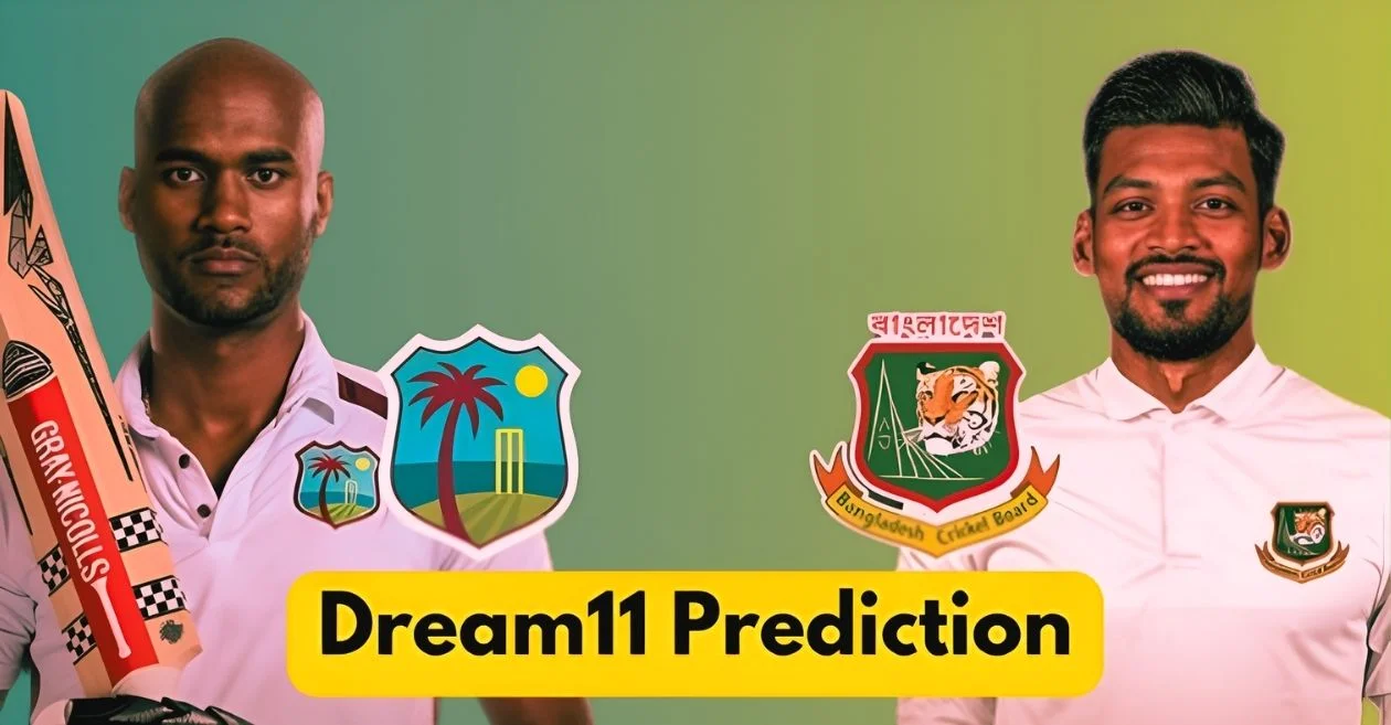 WI vs BAN 2024, 1st Test: Match Prediction, Dream11 Team, Fantasy Tips & Pitch Report | West Indies vs Bangladesh