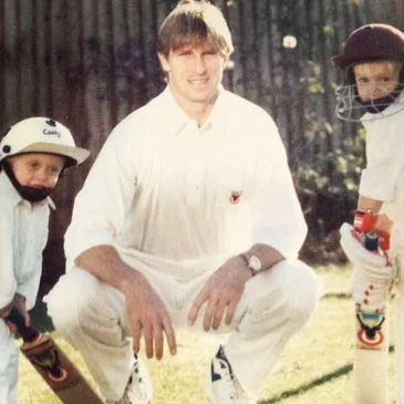 Ben with father Kevin Curran