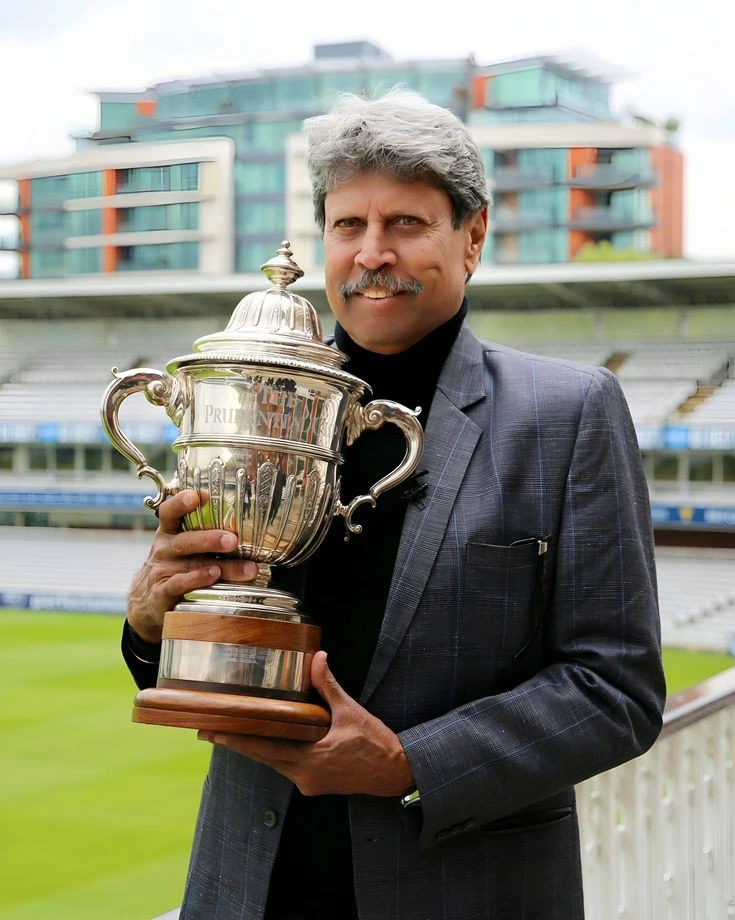 Kapil Dev with 1983 Word Cup