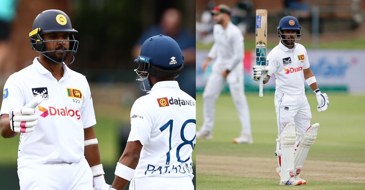 Sri Lanka takes command over South Africa with a solid batting display on Day 2 of the second Test