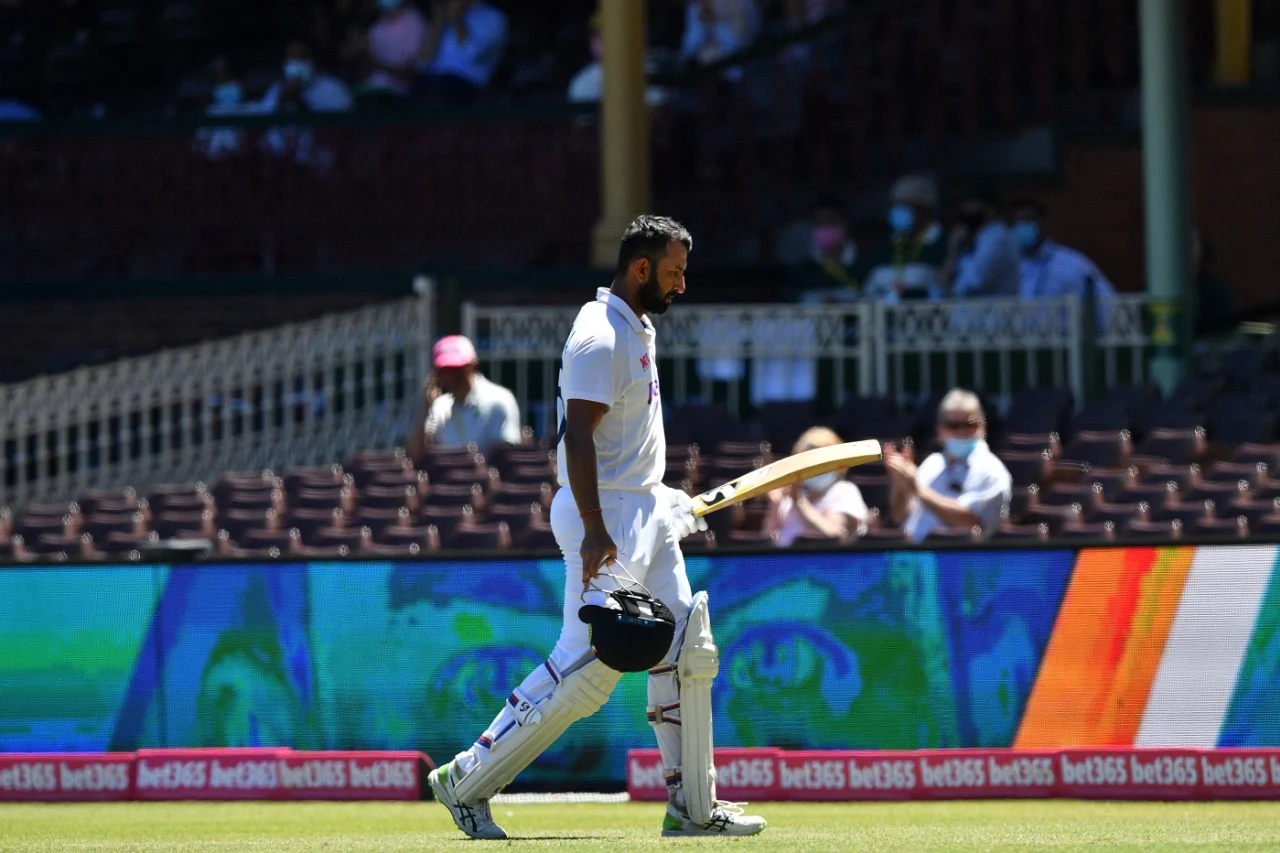 Cheteshwar Pujara walking his way back on Day 5 of Sydney Test 2021