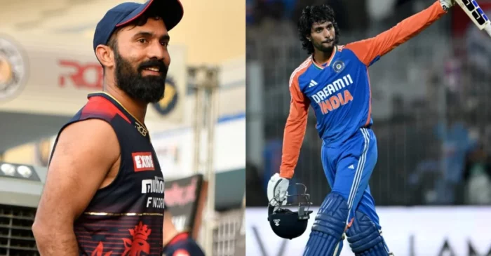 Dinesh Karthik humorously requests Tilak Varma to “be nice” against RCB in future IPL encounters