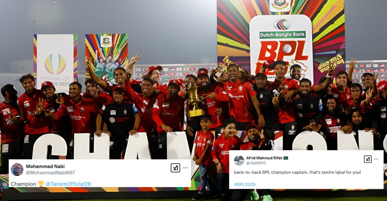 Twitter reactions: Tamim Iqbal shines as Fortune Barishal outperforms Chittagong Kings to win the Bangladesh Premier League (BPL) 2024-25