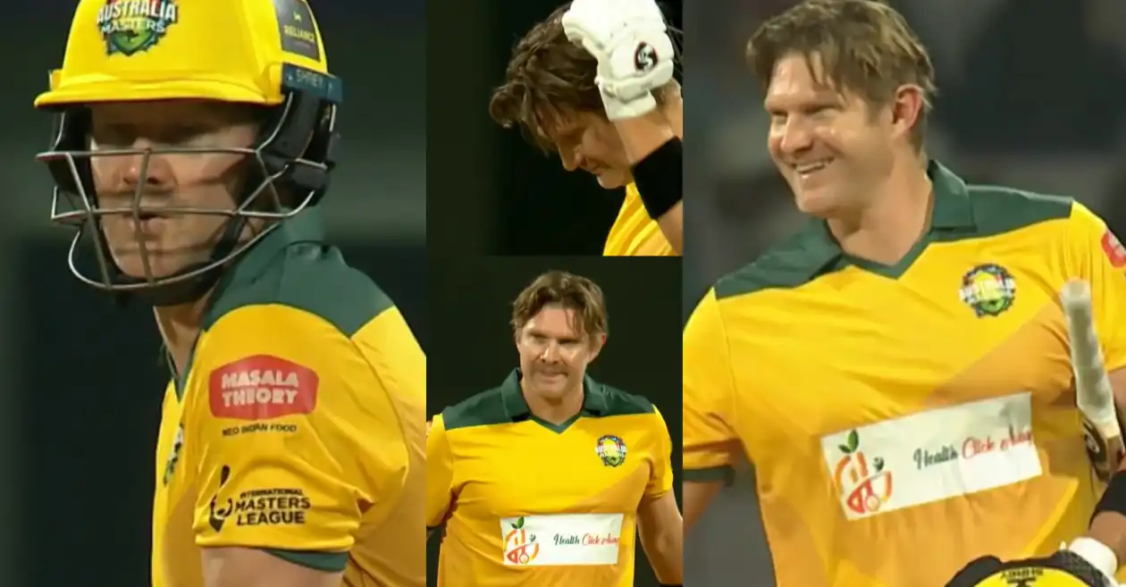 WATCH: Shane Watson rewinds clock with a blazing hundred in International Masters League 2025