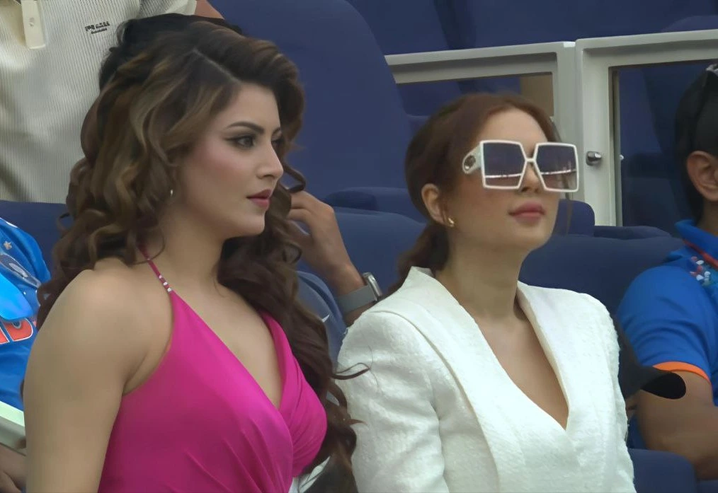 Urvashi Rautela at Dubai International Stadium