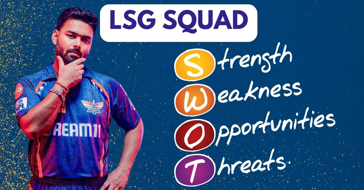 Lucknow Super Giants (SWOT) analysis for IPL 2025