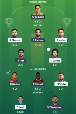 MI vs KKR March 31, 730 pm IST