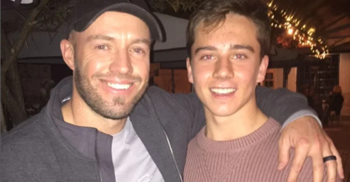 AB de Villiers and Dewald Brevis