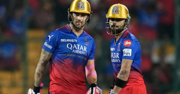 Faf du Plessis and Virat Kohli