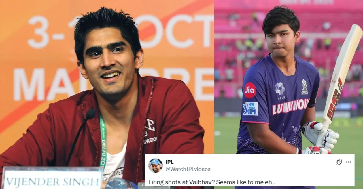 IPL 2025: Did Olympic medallist Vijender Singh take a dig at Vaibhav Suryavanshi’s age? Fans speculate