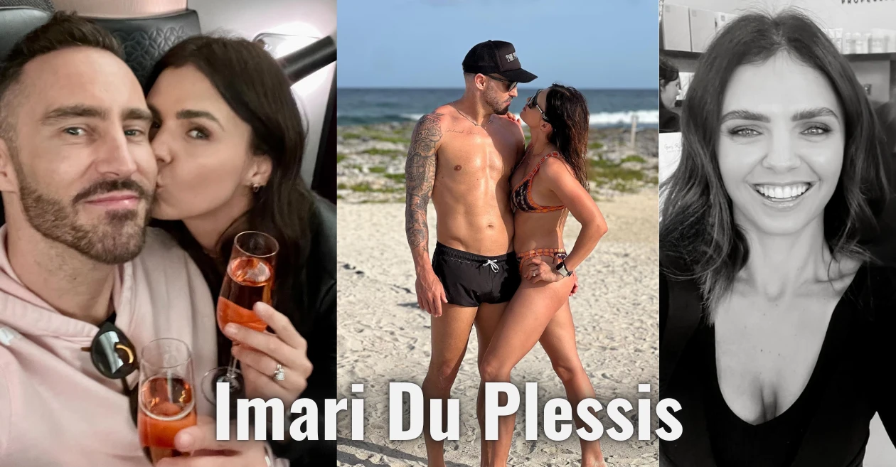 Faf du Plessis pens heartfelt birthday tribute to wife Imari Visser