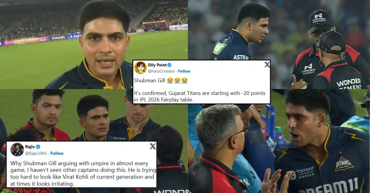Netizens lambast Shubham Gill for his repeated arguments with umpires in GT vs SRH IPL 2025 clash