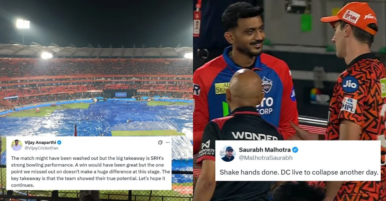 Fans react as Sunrisers Hyderabad crash out of IPL 2025 playoffs after rain washes out game against Delhi Capitals