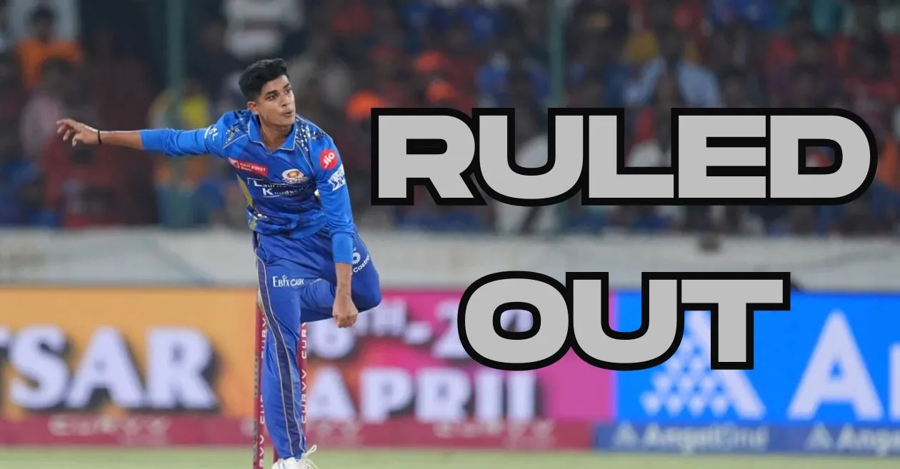 Mumbai Indians announces replacement as Vignesh Puthur gets ruled out of the IPL 2025