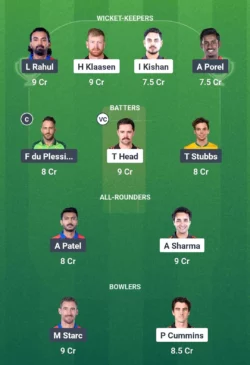 SRH vs DC Dream11 Prediction Picks