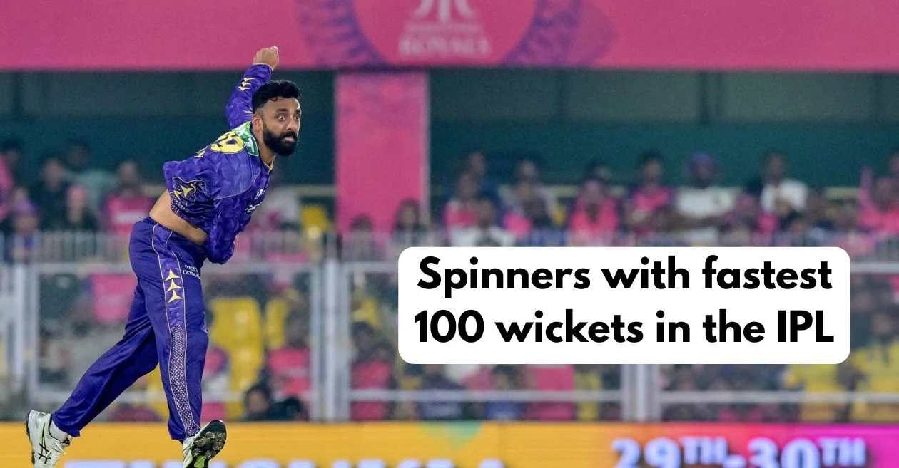 Top 5 fastest spinners to take 100 IPL wickets ft. Varun Chakaravarthy