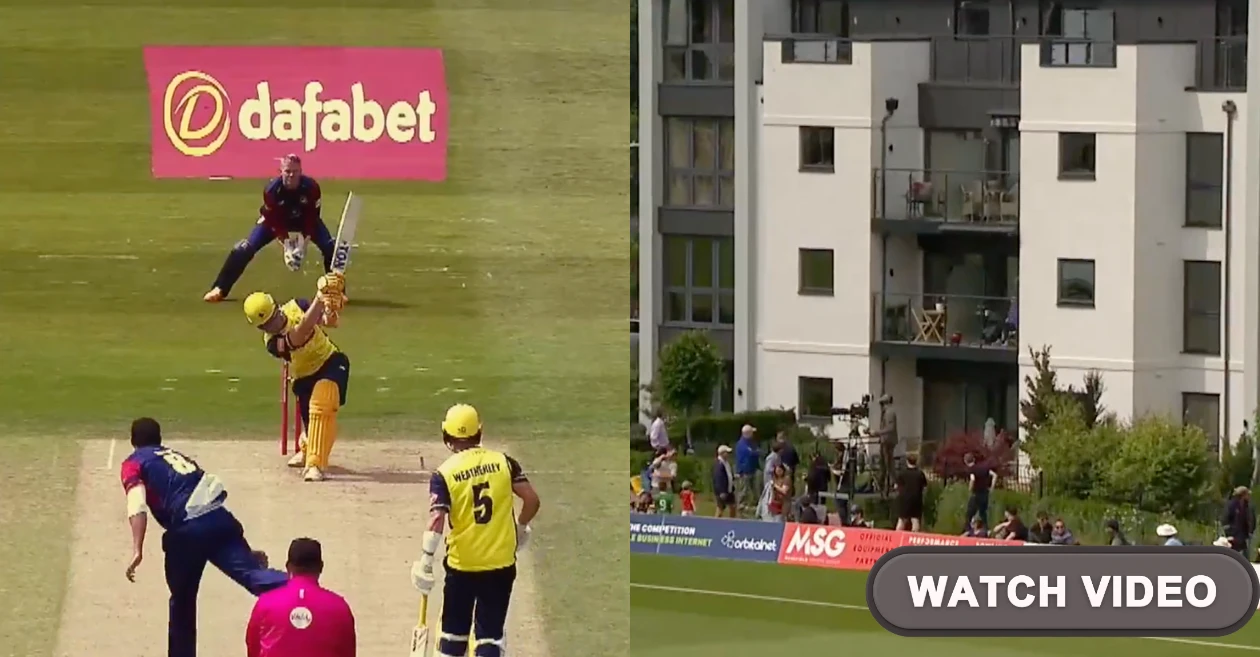 WATCH: Dewald Brevis stuns T20 Blast crowd with audacious no-look six