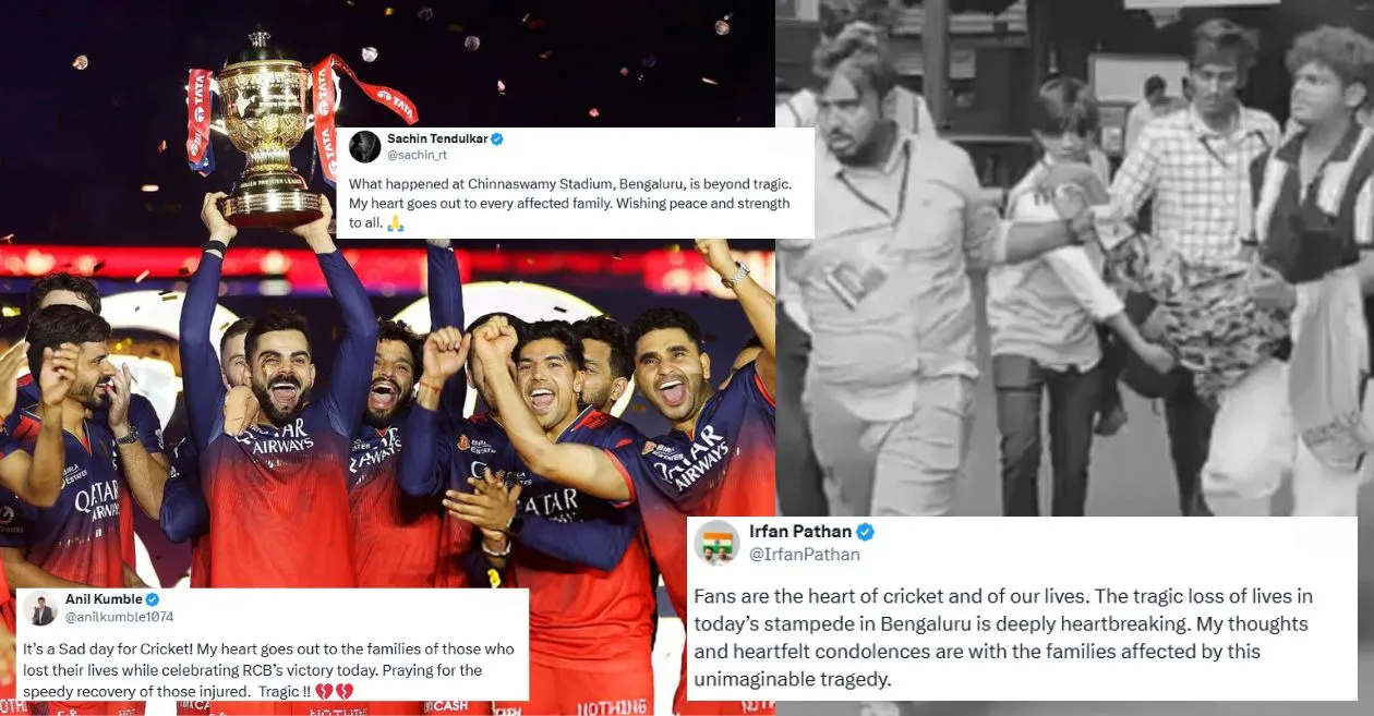 Virat Kohli, Sachin Tendulkar and others mourn tragic stampede during RCB’s victory parade after IPL 2025 triumph