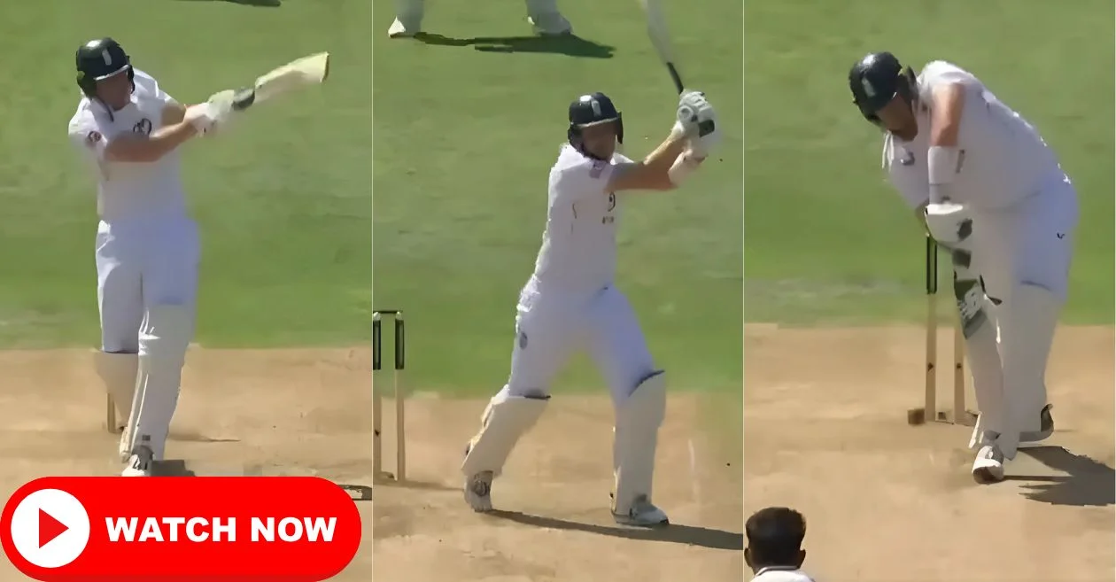 ENG vs IND [WATCH]: Jamie Smith punishes Prasidh Krishna with a 23-run over on Day 3 of Edgbaston Test